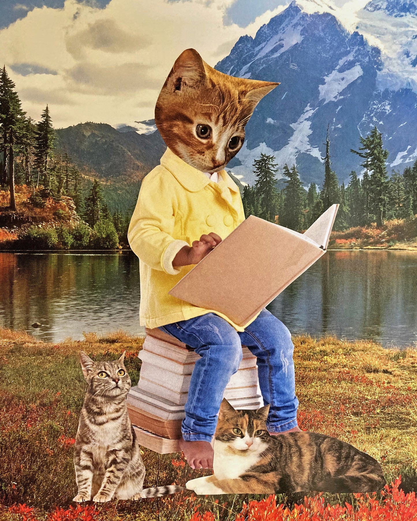 "A Beautiful Day to Read" Art Print