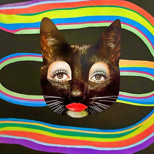 "Abstracticat" Art Print