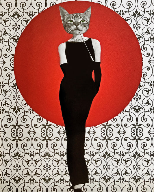 "Audrey Catburn" Art Print