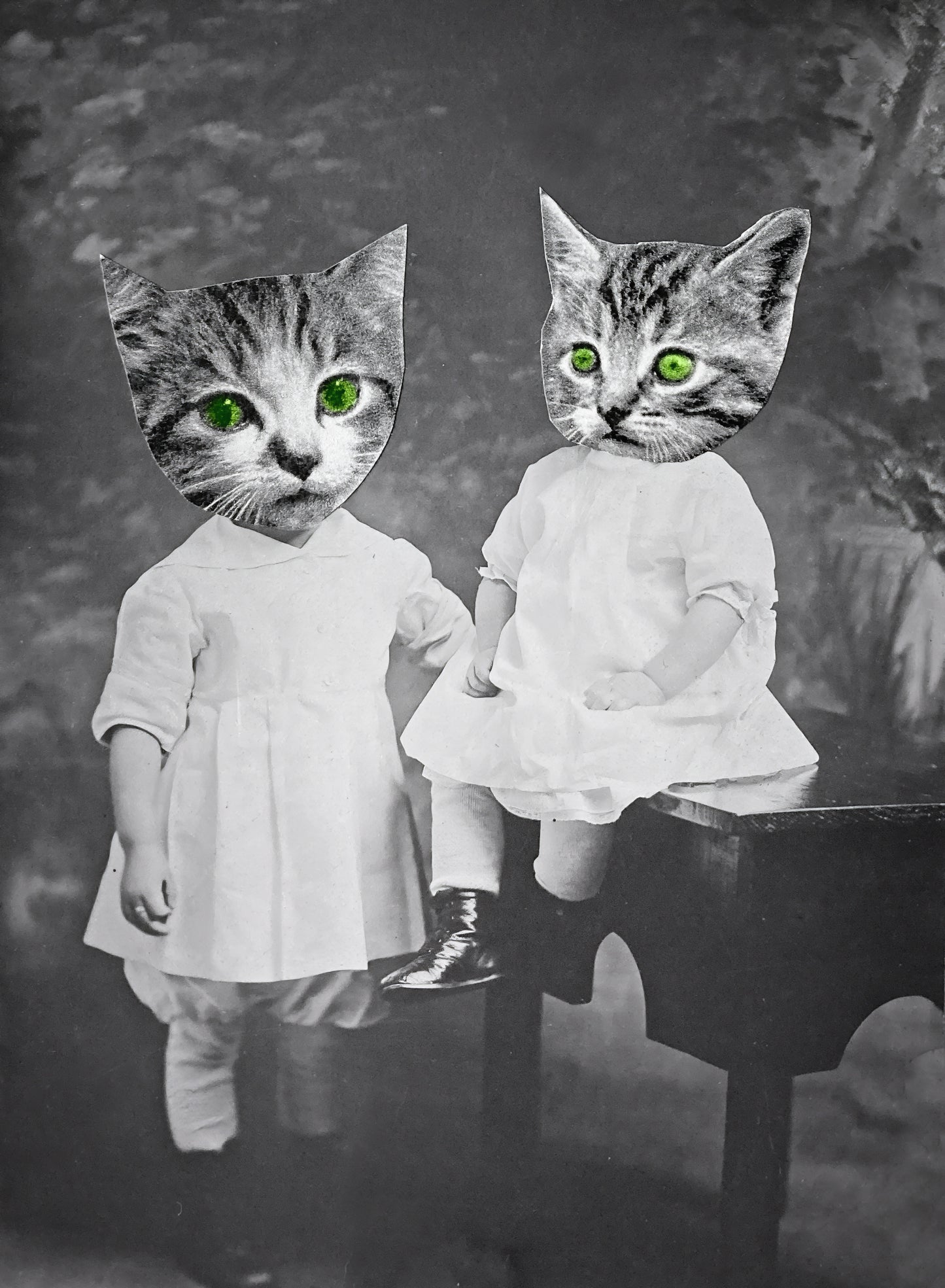 "Creepy But Cute Siblings" Art Print