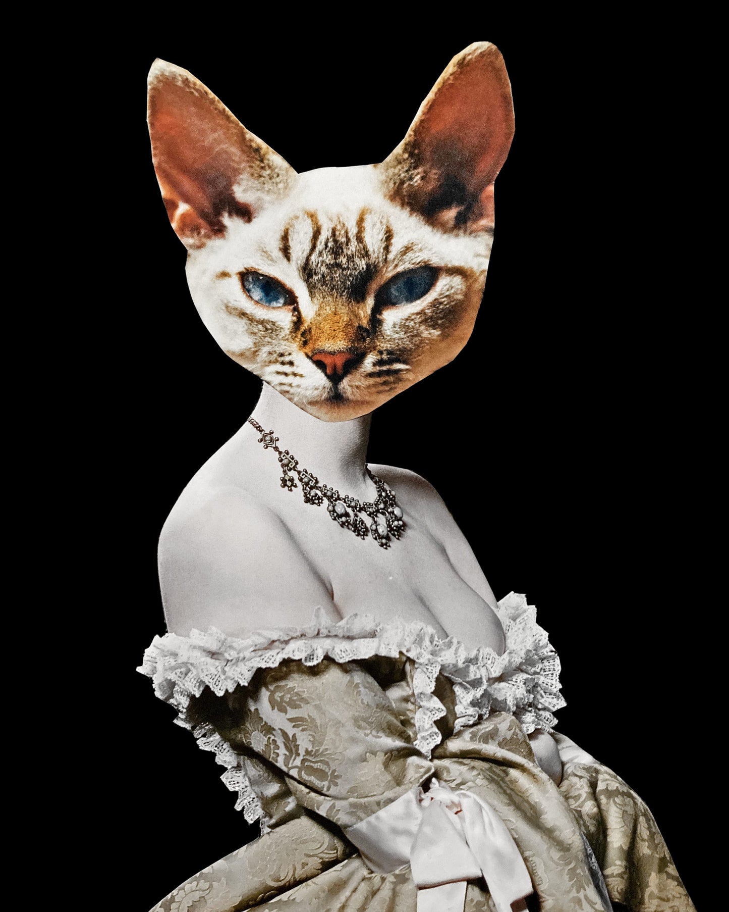 "Elizabethan Era Kitty" Art Print