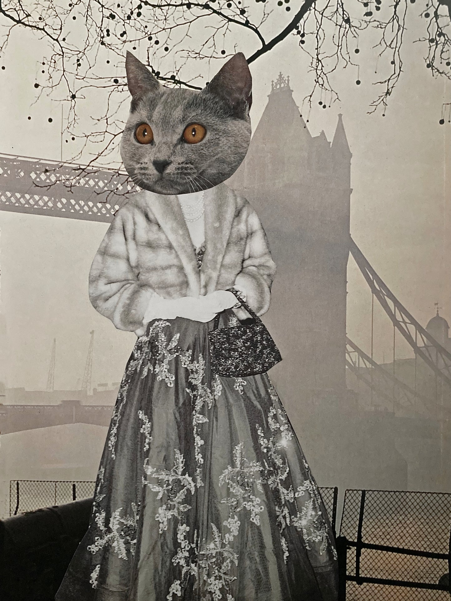 "Foggy London Evening" Art Print