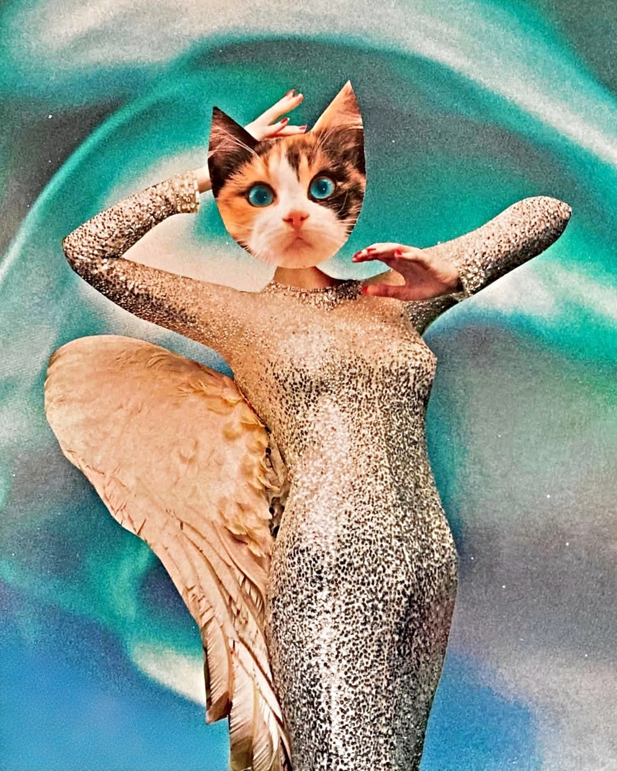 "Celestial Cat" Art Print