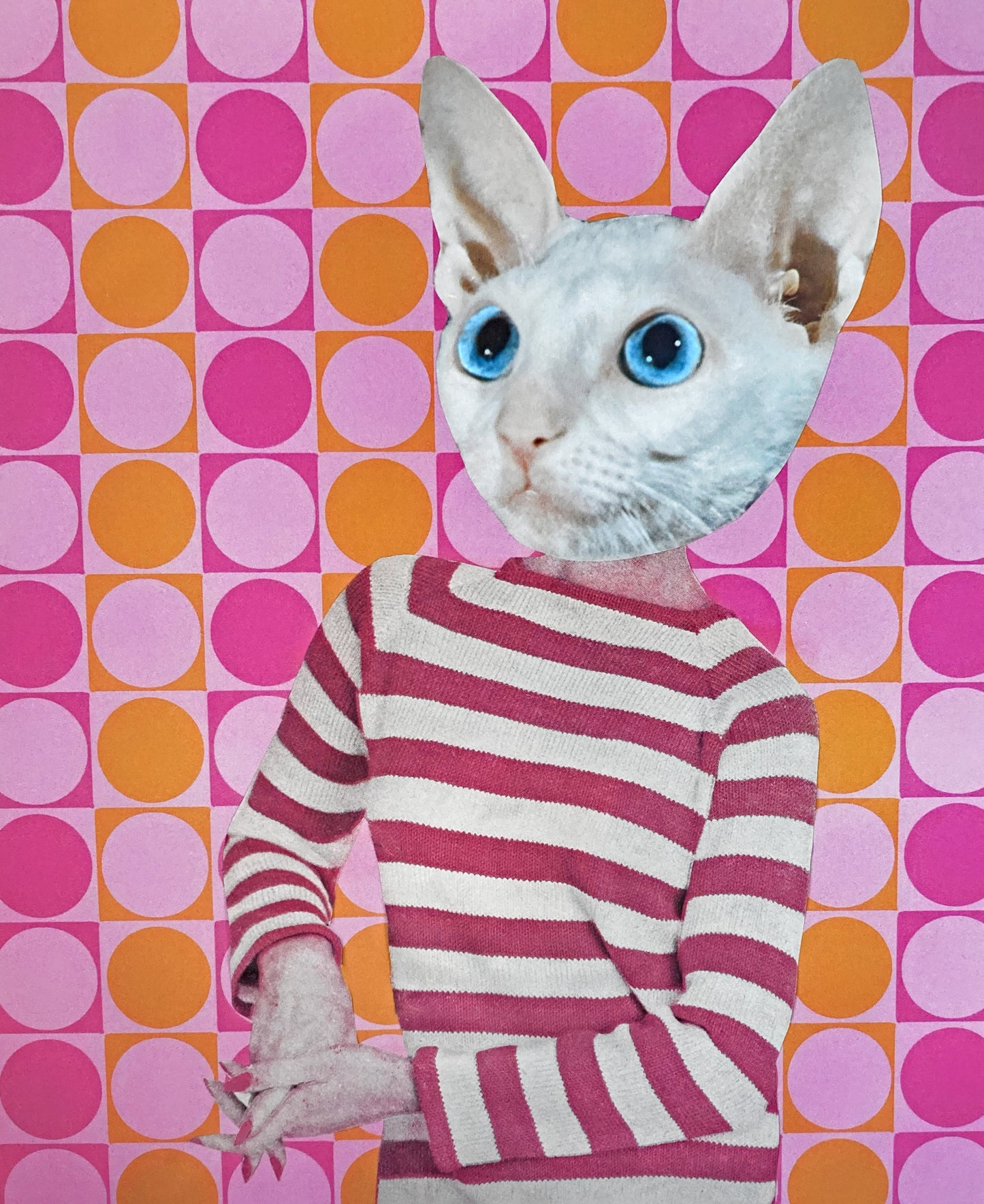 "Groovy Cat" Art Print