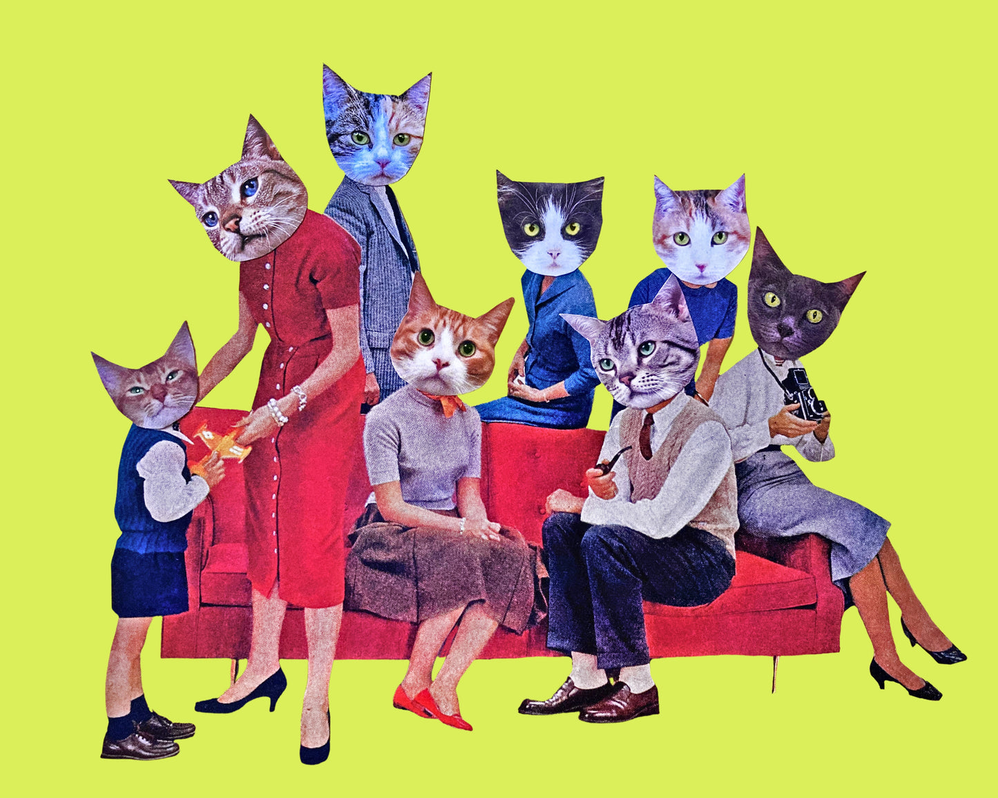 "Family Picture Day" Art Print