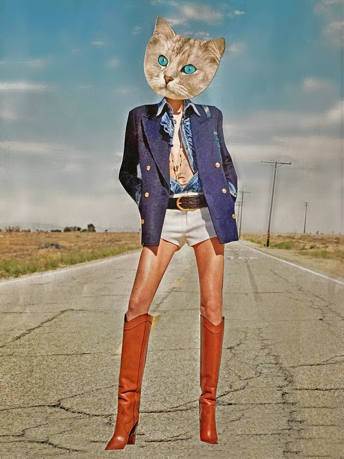 "Down That Old and Dusty Road" Art Print