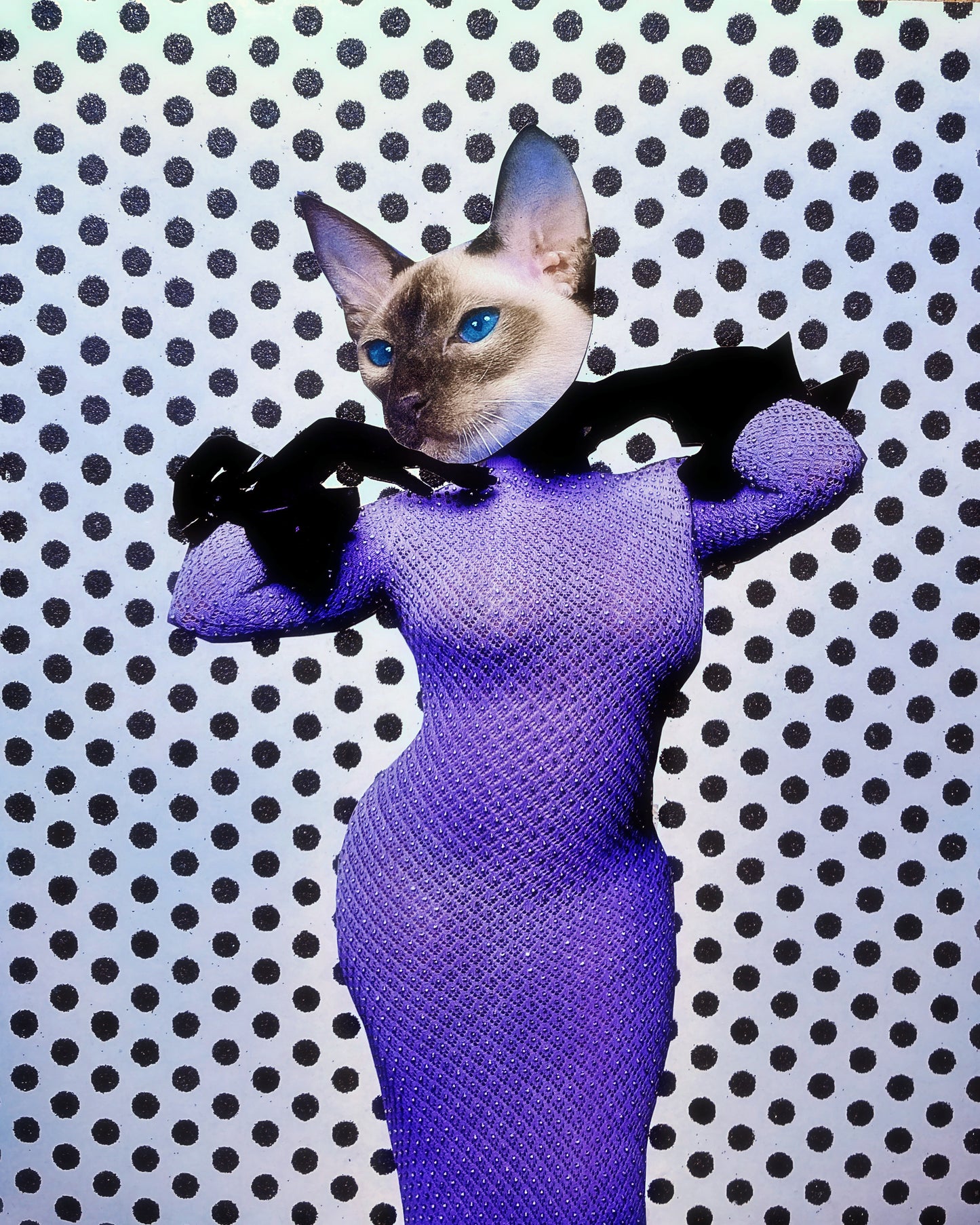 "Miss Lila in Lavender" Art Print