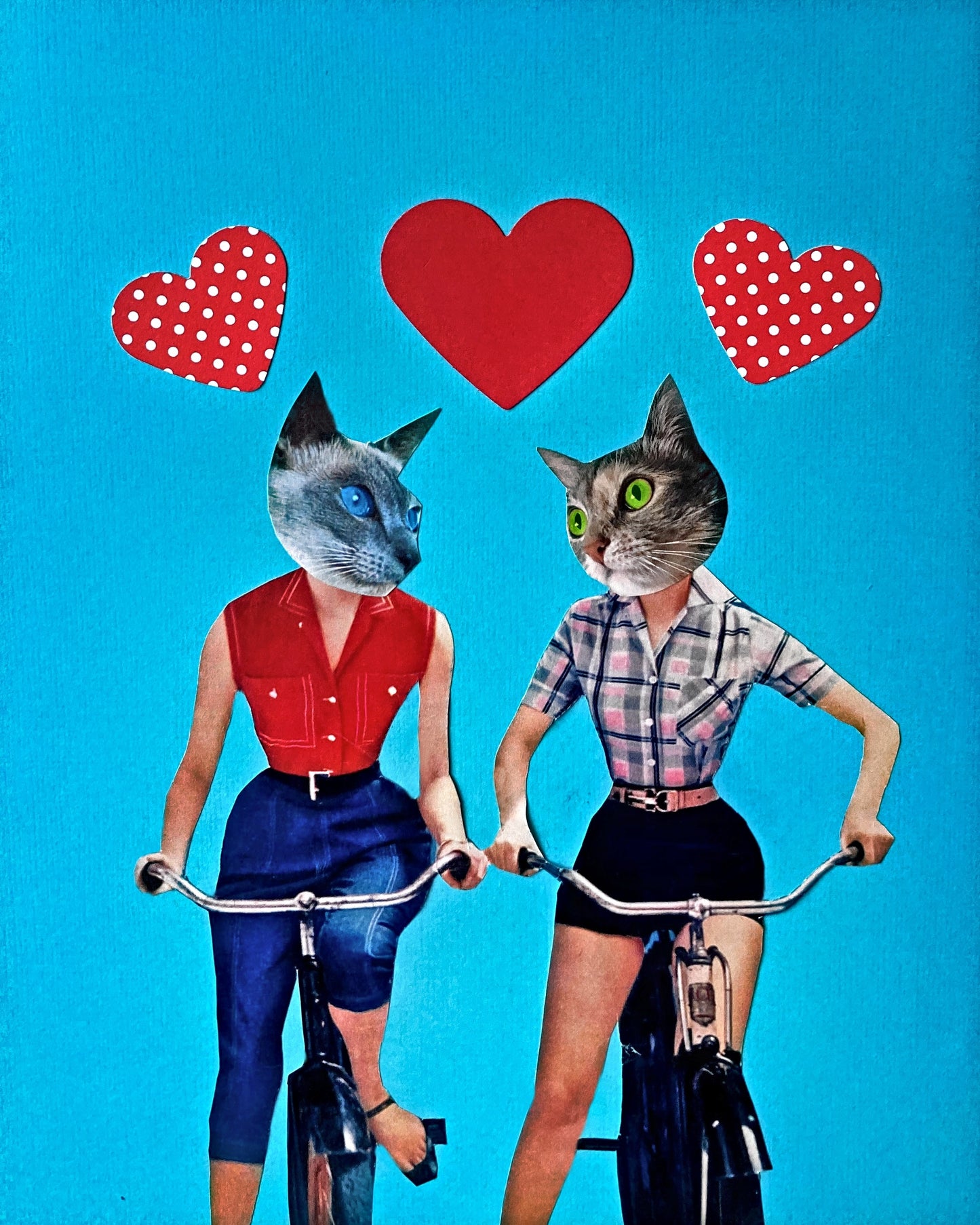 "Forbidden Love in the 50s" Art Print