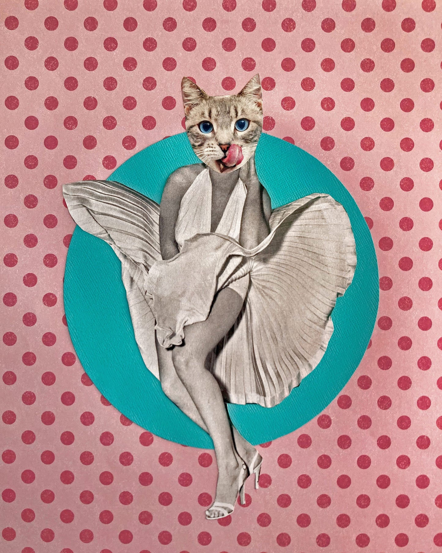 "Marilyn Meowro" Art Print