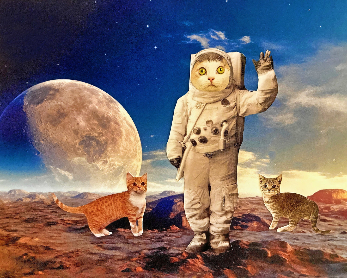 "Greetings from Outer Space" Art Print