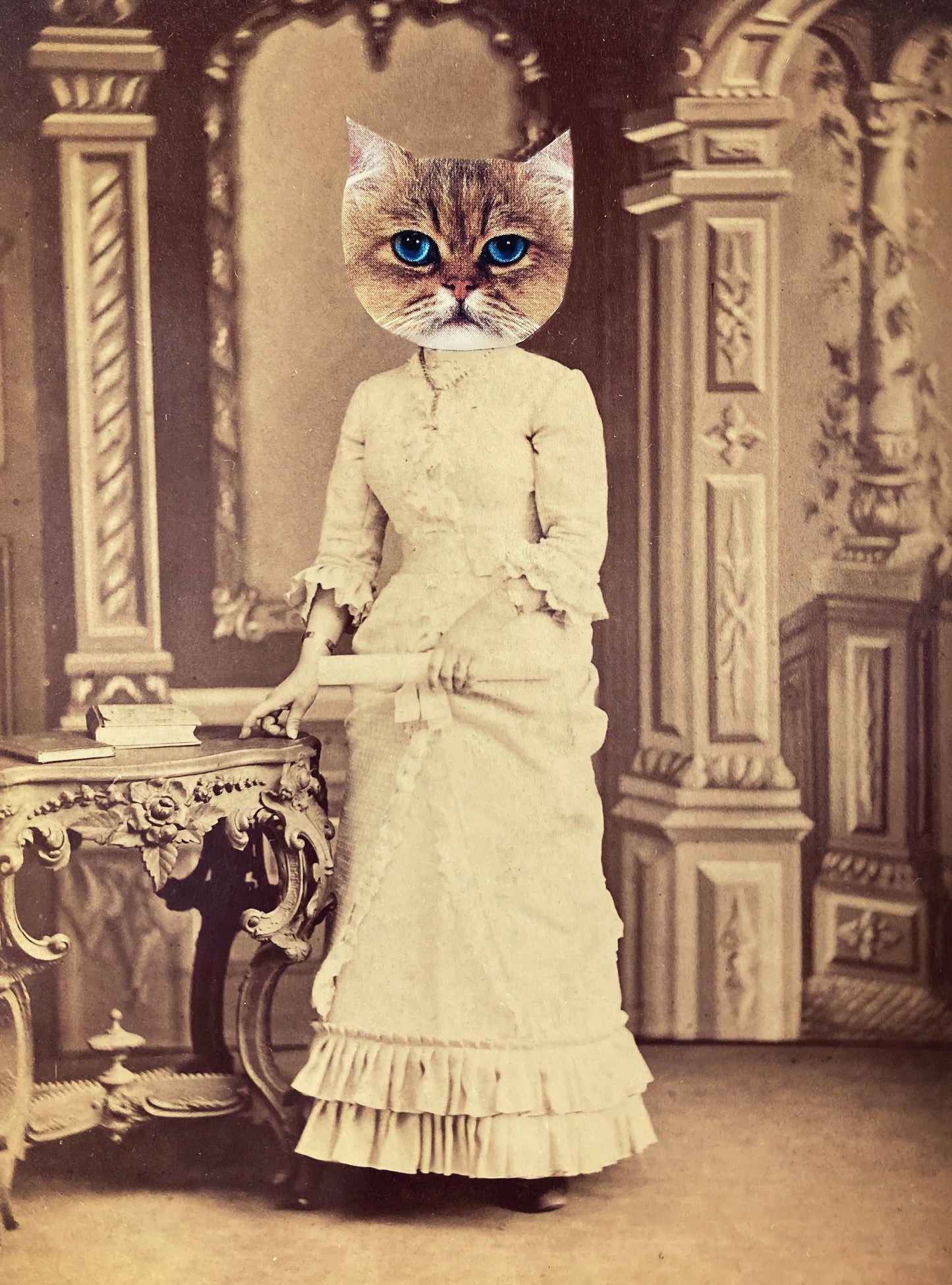 "Miss Kitty" Art Print