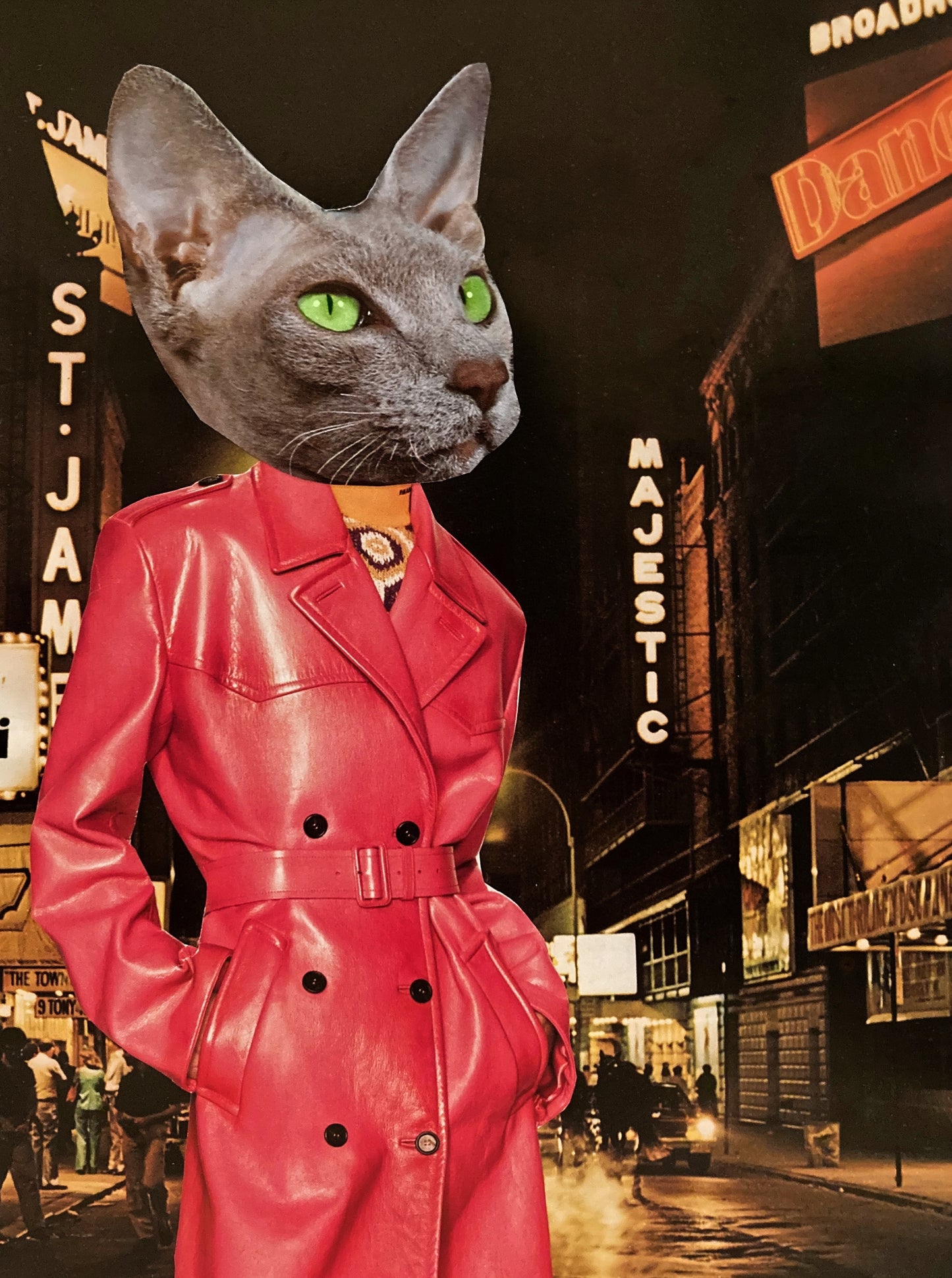 "New York City Night" Art Print