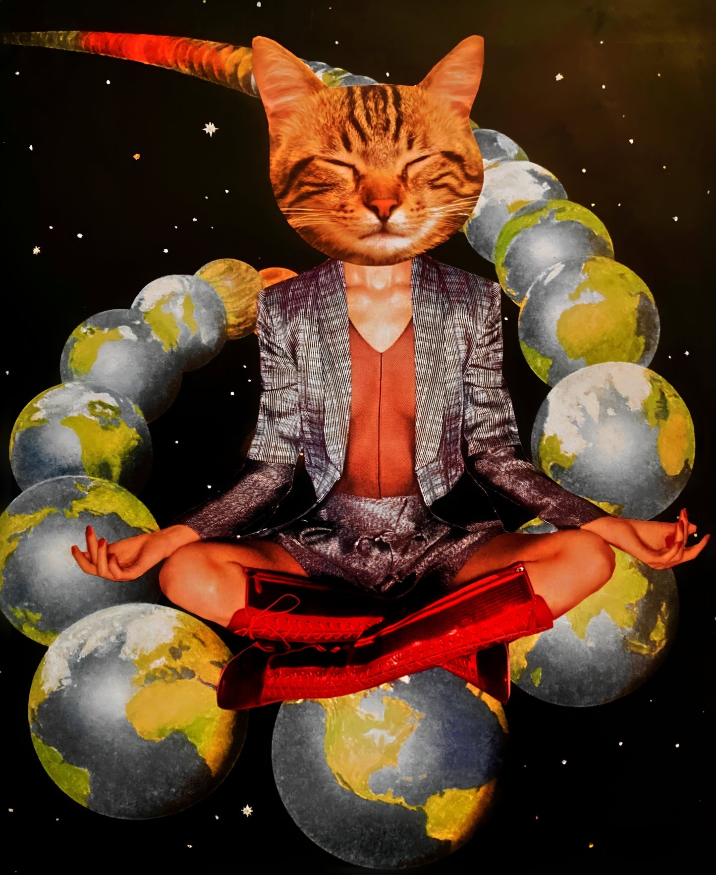 "Interplanetary Yoga" Art Print