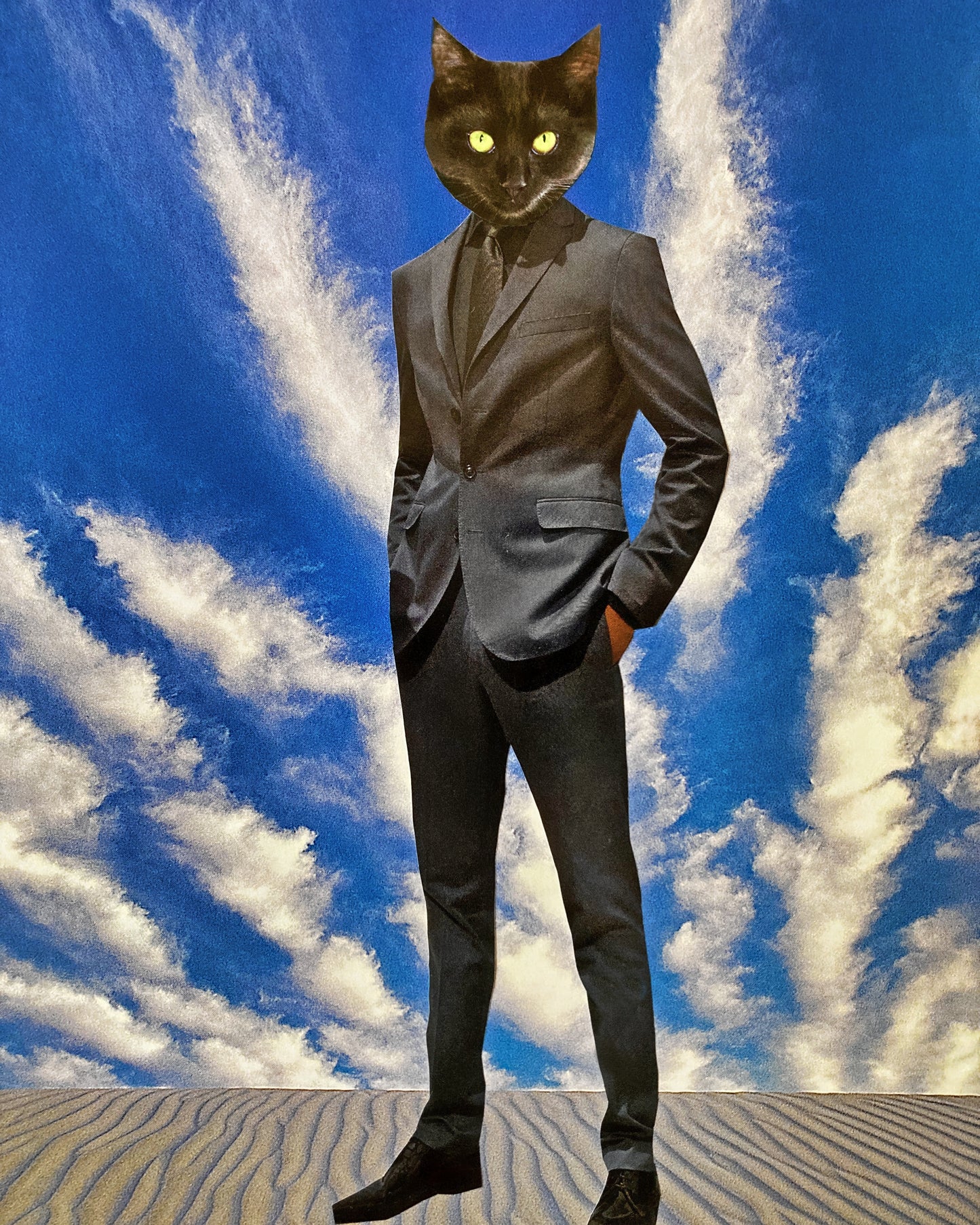 "The Man in Black" Art Print