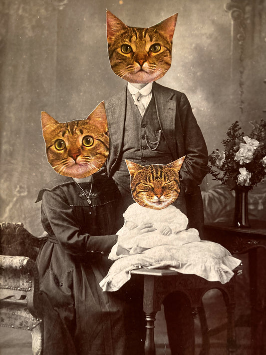 "A Purrfect Family" Art Print