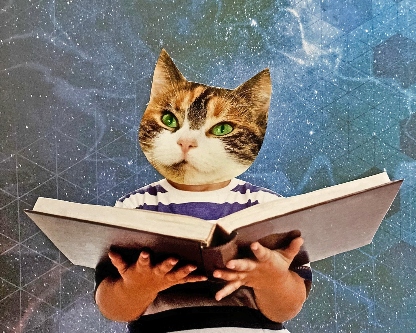 "Discover the World in Books!" Art Print