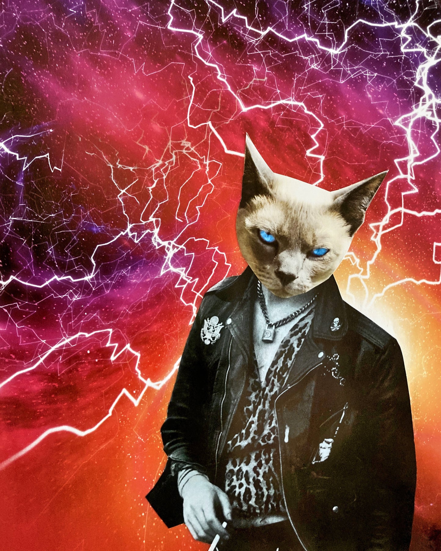 "Sid 'Feline' Furrocious" Art Print