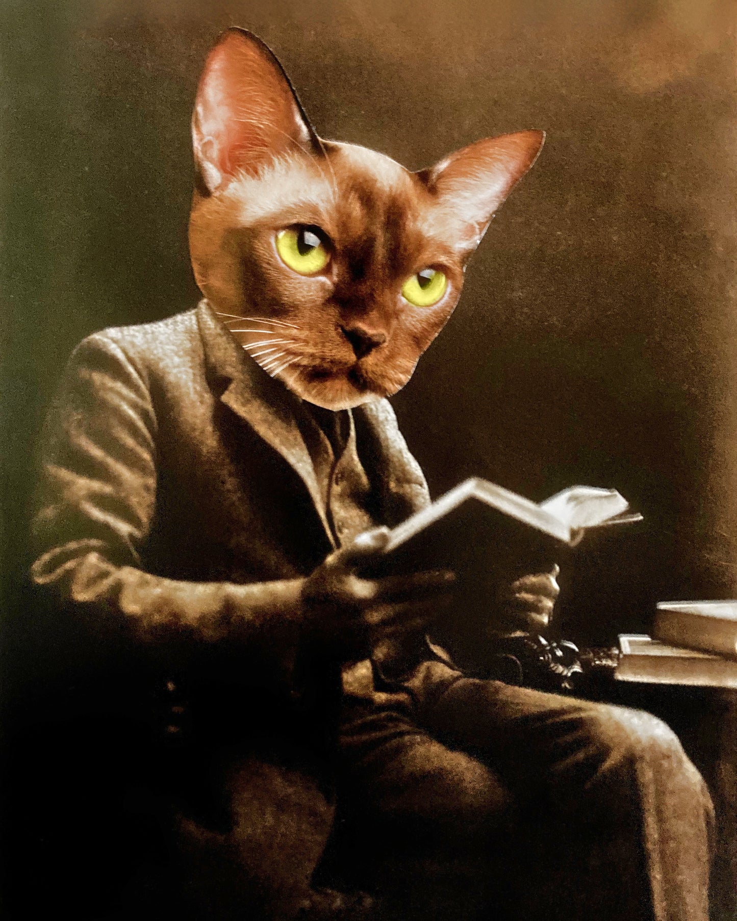 "Reading is Serious Business" Art Print