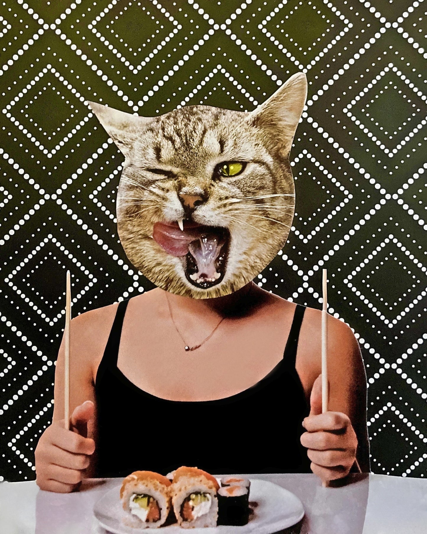 "I Heart Sushi" Art Print