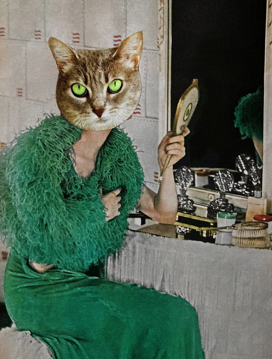 "Glamorous in Green" Art Print