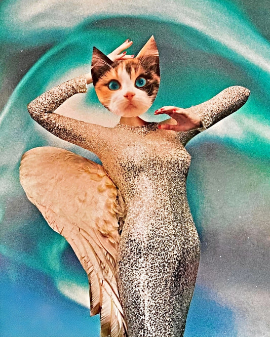 "Celestial Cat" Art Print