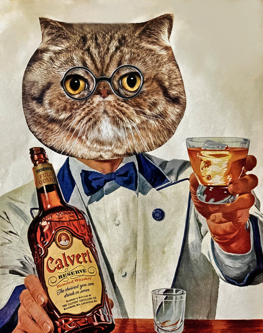 "I Take My Whisky Neat" Art Print