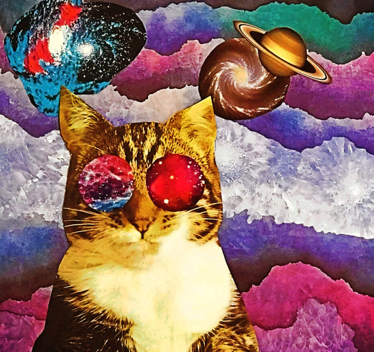 "Intergalactic Cat" Art Print