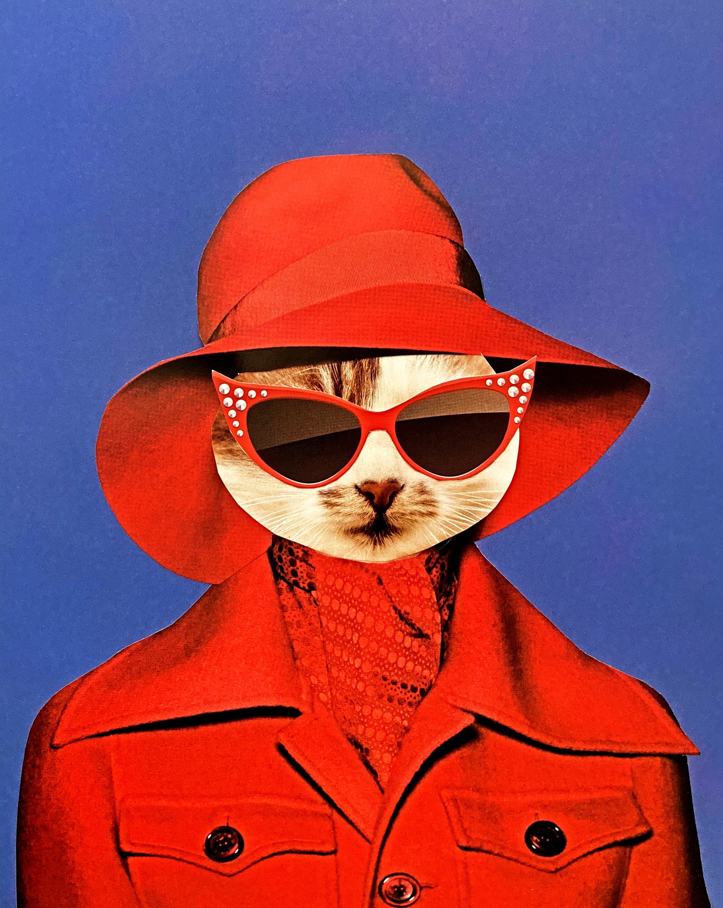 "The Lady in Red" Art Print