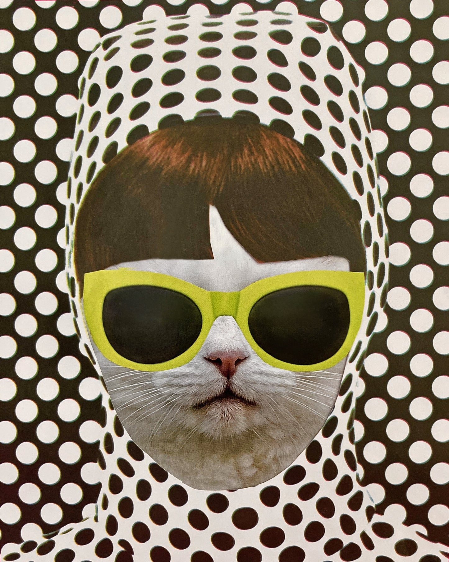 "Miss Polka Dot" Art Print