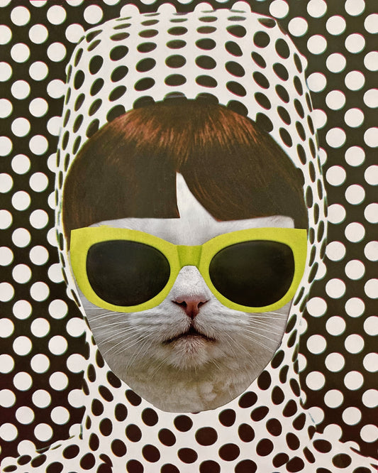 "Miss Polka Dot" Art Print