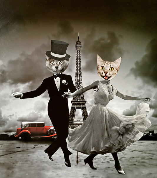 "Dancing in Paris" Art Print