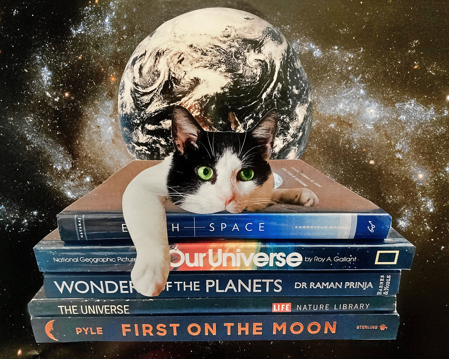 "Reading in Space" Art Print