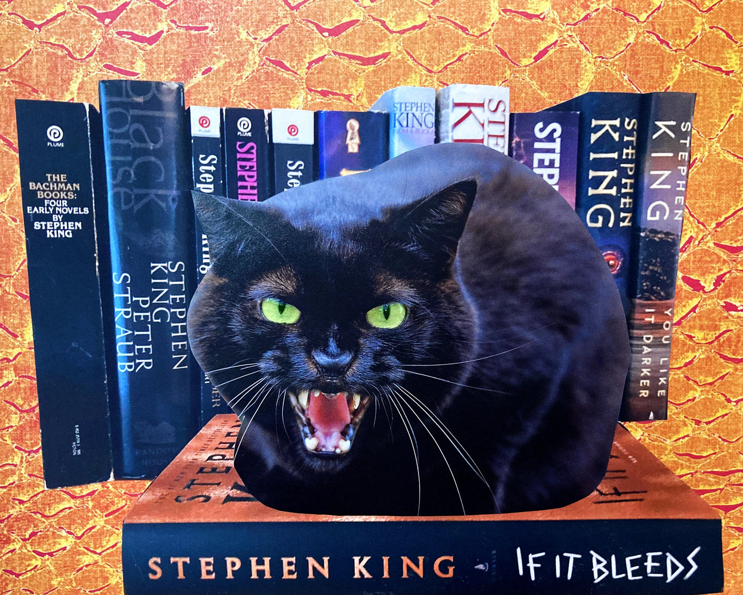 "Stephen King Cat" Art Print